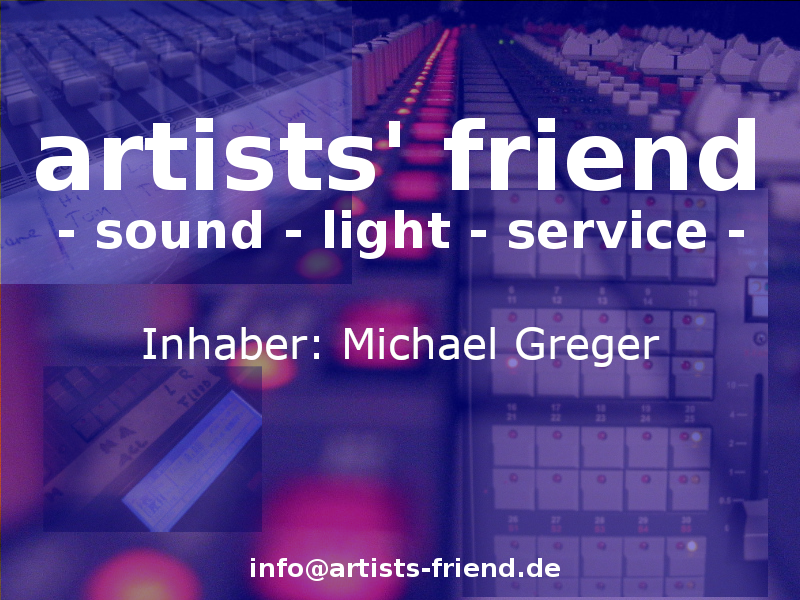 - artists' friend - Inhaber: Michael Greger -